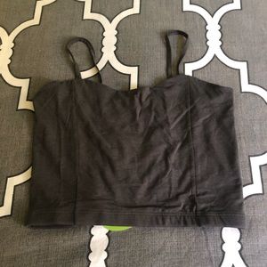 Open Back Crop Top